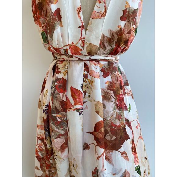 NWT Hello Molly Mermaid Hotel Maxi Dress sz Small Floral Print Strappy Backless - Picture 6 of 15